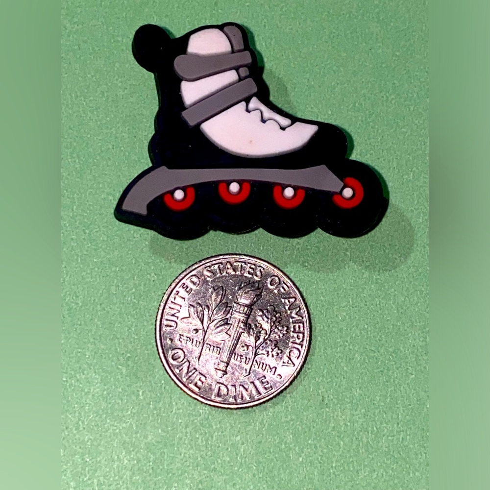 (10 for $15) Rollerblades Roller Skate Rollerskate Croc Shoe Charms